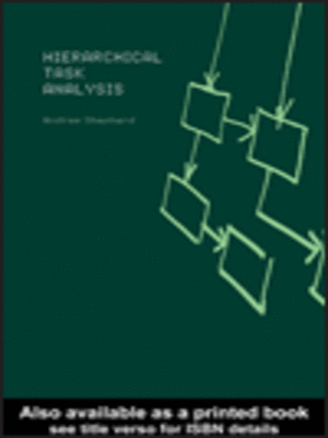 cover image of Hierarchial Task Analysis